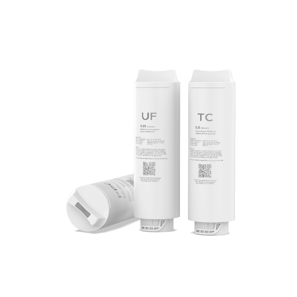 Postfiltru din carbune activat granular, UF99-TC, pentru sistemul FILTRO UF99, eliminare clor si reglare gust si miros