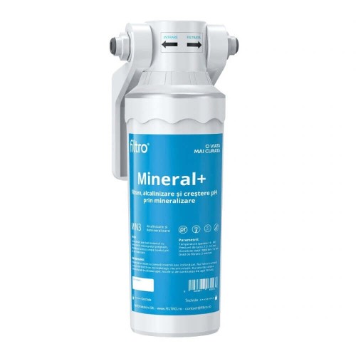 Sistem de alcalinizare prin remineralizare, FILTRO Mineral+, conectare rapida 1/4" (6 mm), cartus interschimbabil