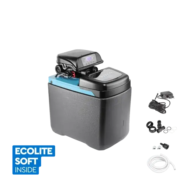 tatie compacta dedurizare, Ecosoft Core 110, valva Clack DV, 11 litri rasina, 47 cm inaltime, debit 1.2 m3/h, 1-3 persoane