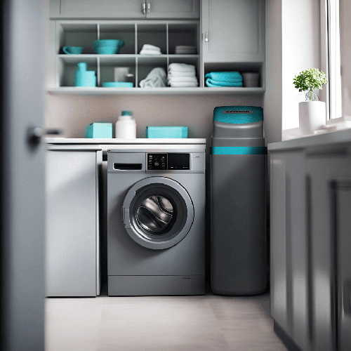 Statie dedurizare cabinet, Ecosoft Titanium Azure 250, 25 litri rasina Dowex HCRS/S, cabinet cu valva Clack WS1 CE