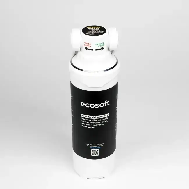 Sistem compact filtrare sub chiuvetă, Ecosoft JOI, microfiltrare 0.5 μm, 18000 L capacitate, debit 5 L/min