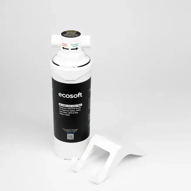 Sistem compact filtrare sub chiuvetă, Ecosoft JOI, microfiltrare 0.5 μm, 18000 L capacitate, debit 5 L/min