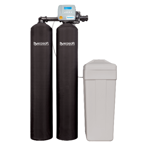 Statie duplex pentru dedurizare automata, Clack 1354 CI TWIN, 2 tancuri PRO de 13x54, capacitate rasina de 75-100 litri/tanc