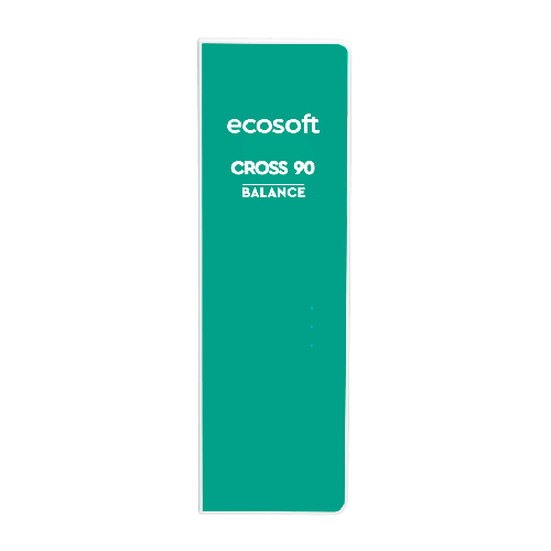 Osmoza inversa direct flow, Ecosoft Cross90 Balance, 1.5 litri/min, cartuse twist, membrana 600 GPD, remineralizare baterie smart cu indicator