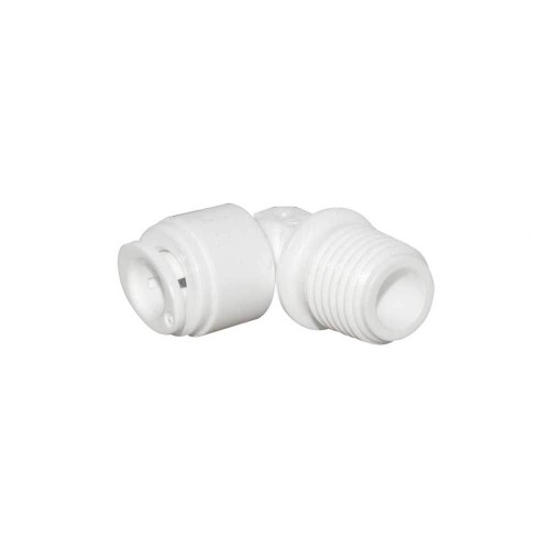 Conector curbat 90 grade, filet exterior 1/4