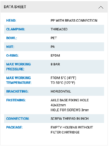 Carcasa transparenta, MVG CPP3P, conexiune din alama de 1