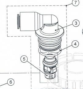 Cot pentru saramura cu mufa rapida de 3/8
