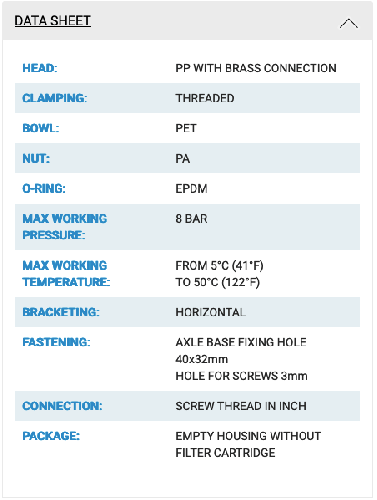Set 2 carcase transparente, MVG Duplex DPP3P, conexiune din alama de 3/4