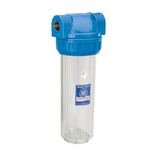 Carcasa transparenta cu filet din alama de 1/2