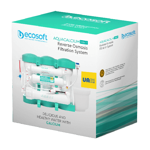 Osmoza inversa premium, Ecosoft AquaCalcium Mint, 6 stadii, eficienta ridicata, remineralizare cu calciu