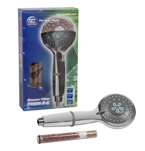 Para de dus reglabila, filtru clor inclus (diametru 10 cm)