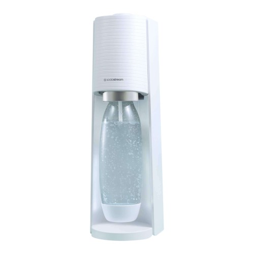 Aparat de sifon, SodaStream Terra White, cu butelie de CO2 si sticla quick connect