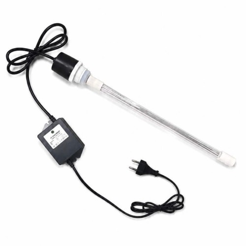 Sterilizator UV submersibil 15W, PureTECH 15W, pentru bazine 100-500 litri, pachet complet cu sursa, lampa si carcasa