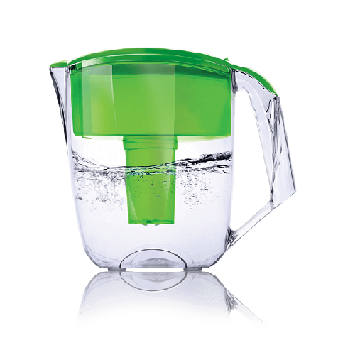 Cana de filtrare, Ecosoft MAXIMA 5L, verde, cu ecomix, carbune activat si polipropilena