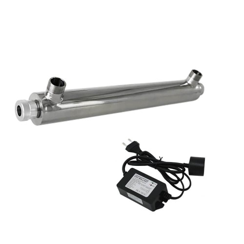 Sterilizator UV 25W, PureTECH UVC25A, debit 1.5 m3/h, conexiune 1/2