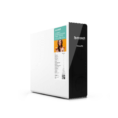 Sistem de osmoza inversa cu debit direct, Ecosoft Cross90, 1.5 litri/min, baterie smart cu indicator