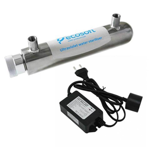 Sterilizator UV 6W, PureTECH UVC6A, debit 3 litri/min, conexiune de 1/4