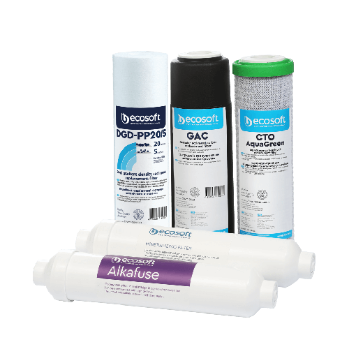 Set alkafuse, 5 cartuse pentru osmoza inversa premium, pre si postfiltrare