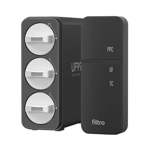 Sistem de ultrafiltrare, FILTRO UF99, sistem cu cartuse twist, membrana 0.01 microni, ultracompact