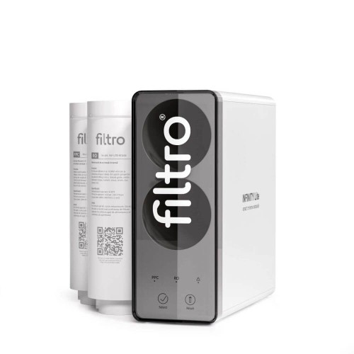 Cartus de filtrare 2 in 1, polipropilena si carbune activat bloc, stadiul 1, sistem twist pentru FILTRO INFINITY Lite