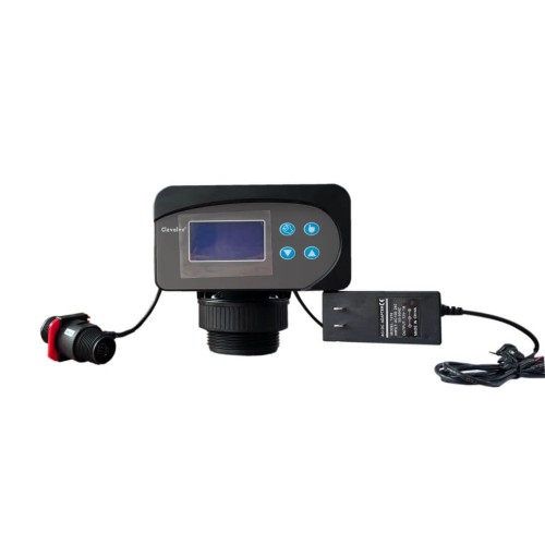 Valva de comanda pentru dedurizare, Clevalve KLGR4-2LCD, regenerare in functie de timp, display LCD