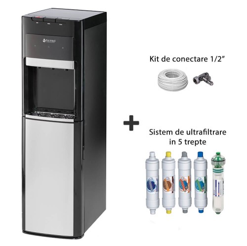 Dozator de apa cu ultrafiltrare, FILTRO Oasis M3 UF, filtre cu mufa rapida, alimentare de la retea