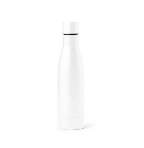 Termos din inox, FILTRO Thermo FANCY, perete dublu cu izolatie din cupru, finisaj alb, volum 500 ml
