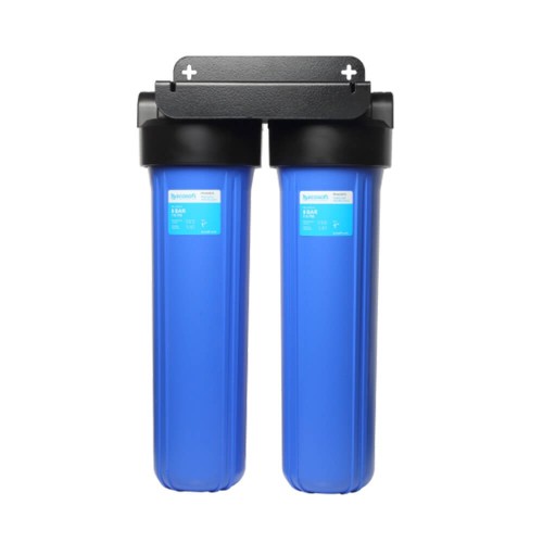 Set 2 carcase Big Blue 20″, FILTRO Aquapoint Standard, cu suport metalic si supapa de presiune