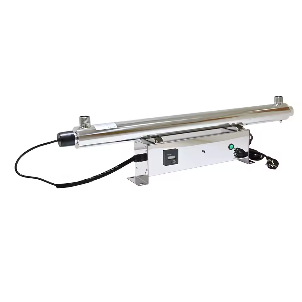 Sterilizator UV 55W, PureTECH 55W, debit 2.7 m3/h, placa de control si timer, conexiune 1