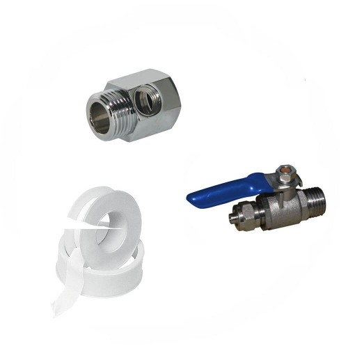 Kit alimentare filtru, format din robinet metalic 1/4