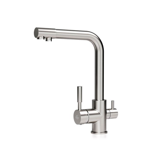 Baterie 3 căi, PREMIER Tall Satin, finisaj satin perlat, flux separat apă filtrată și apă menajeră (rece și caldă)