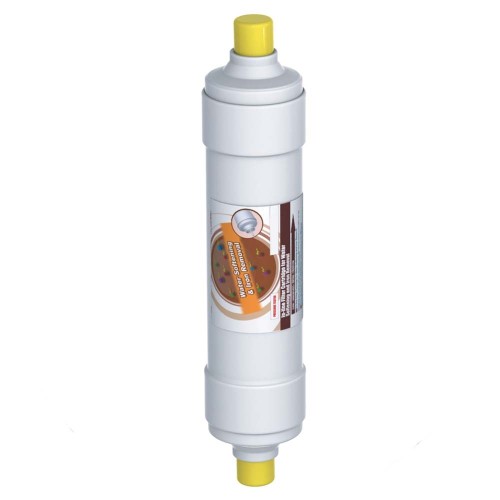 Filtru inline pentru dedurizare, cu stem pentru  conectori rapizi, 12