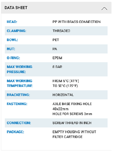 Set 3 carcase transparente, MVG Triplex TPP3P, conexiune din alama de 3/4