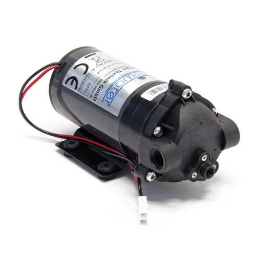 Druckpumpe für Umkehrosmose, PureTECH PUMP 100G, Kapazität 100 GPD, 24V, ohne Sensoren und Netzteil