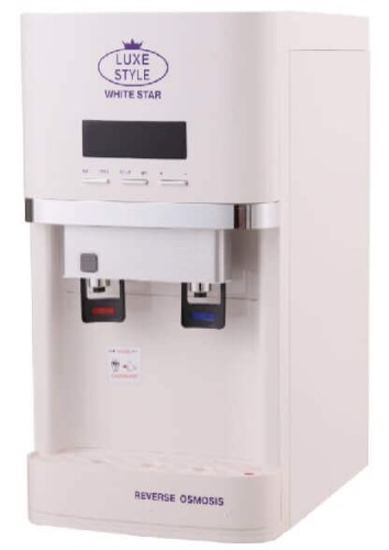 Dozator apă de blat compact cu ultrafiltrare, Krausen Compact UF, apă caldă și rece, culoare albă