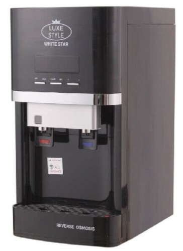 Dozator apă de blat compact cu ultrafiltrare, Krausen Compact UF, apă caldă și rece, culoare neagra