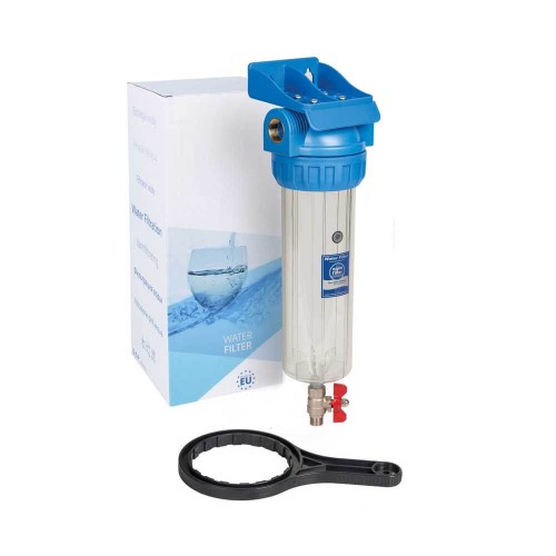Set carcasa transparenta cu filet din alama de 1/2