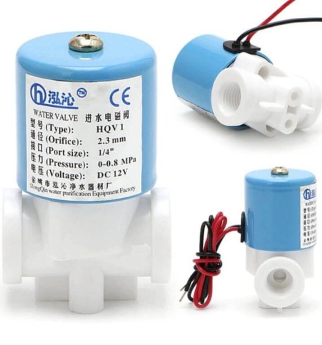 Electrovalva cu solenoid, 24V, normal inchisa, filete de 1/4