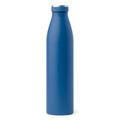 Termos din inox, FILTRO Thermo TALL, strat dublu de cupru si izolatie in vid, finisaj albastru, volum 750 ml