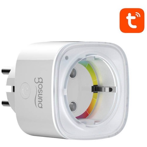 Priza smart cu WiFi, Gosund EP8, control din Tuya app, putere maxima 3860W, compatibil Alexa si Google Home