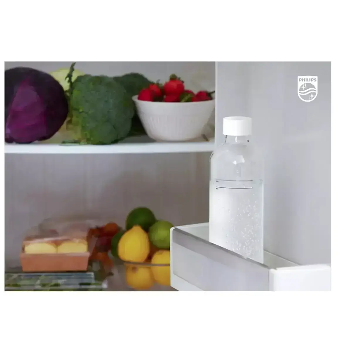 Aparat de sifon, Philips Soda Maker, sticla 1 litru inclusa si butelie de CO2 cu filet, alb