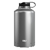 Recipient mare din inox cu perete dublu, termorezistent, culoare argintiu inox, volum 1.8 litri, pentru bauturi calde si reci
