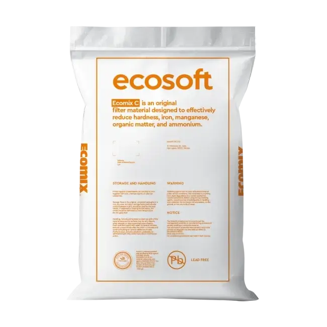 Rasina schimbatoare de ioni, ECOMIX C, ambalare la sac de 12 litri, eliminare duritate, fier, mangan si materii organice