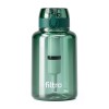 Recipient din tritan cu cartuș filtrant, TRITAN PURE 1000 CB, filtru cu carbune activat, BPA Free, 1000 ml, finisaj verde