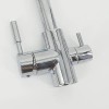 Baterie bucătărie 3 căi cu flux separat apă filtrată, Premier Clasic Chrome, finisaj cromat lucios, cartușe ceramice, racorduri incluse, montaj pe chiuvetă