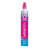 Butelie de rezerva SodaStream Quick, 425 grame CO2, aprox. 60 litri de sifon, culoare roz si supapa cu quick