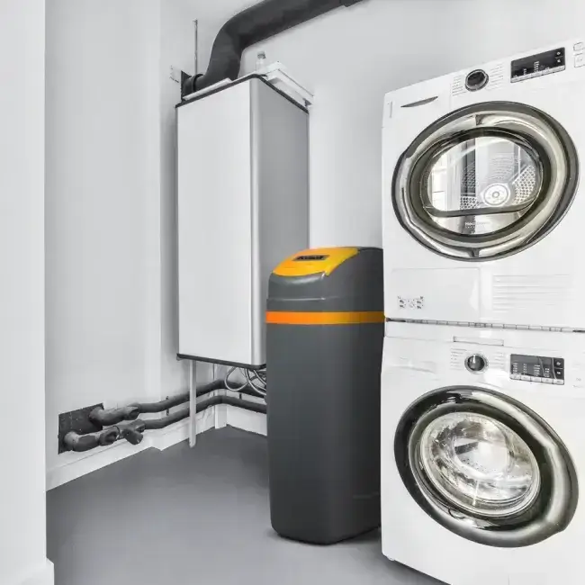 Statie dedurizare ecomix, Ecosoft Titanium Gold 370, 37 litri rasina Ecomix C, cabinet cu valva Clack WS1 CE