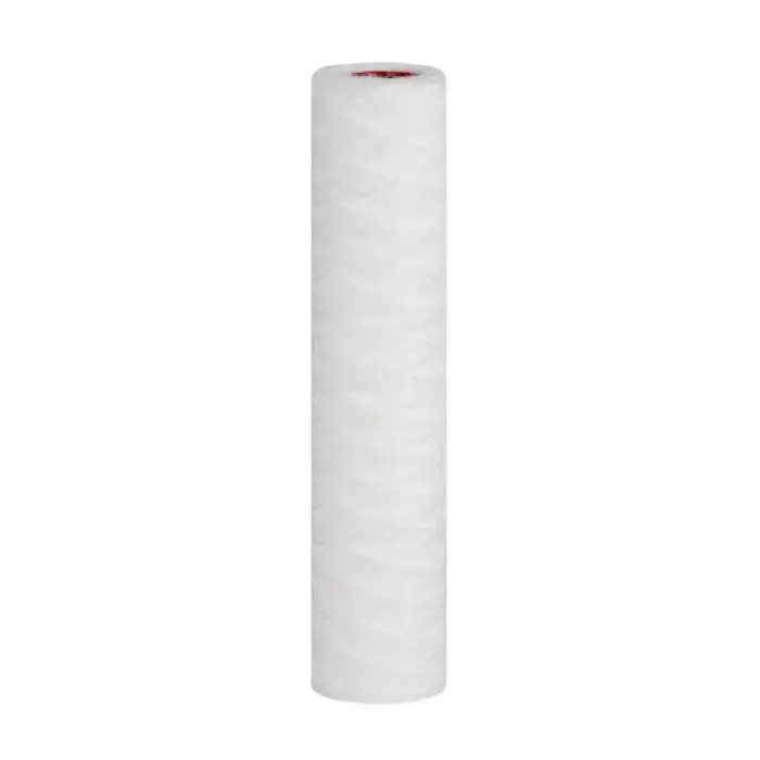 Cartus pentru apa calda de 5 microni, AquaFilter FCHOT1, polipropilena impletita, 90 grade, rosu
