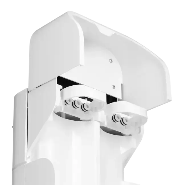 Sistem de filtrare prin osmoză inversă direct flow Ecosoft CROSS MAX MO2800PECO, debit ridicat 2 L/min, design ultracompact fără rezervor, indicator de înlocuire, oprire automată