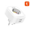 Priza smart cu WiFi, Gosund SP112, WiFi 2xUSB, control din Tuya app, putere maxima 3860W (16A), compatibil Alexa si Google Home